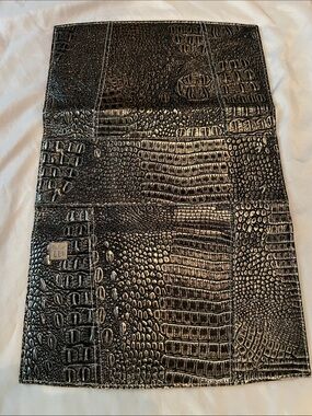 Miche Black Croc-Embossed Satchel Panel
